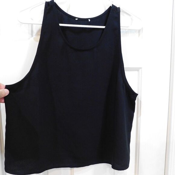 Leith Boxy Crepe Tank (C2) - Picture 3 of 6